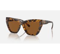 Michael Kors MK Logo Print Brown Sunglasses MK2211U Dark Tortoise
