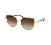 Michael Kors MK1144B CATALONIA 101413 Woman Sunglasses Metal Gold Brown Cat Eye Normal Shaded