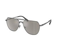 Michael Kors MK1156 KESWICK 10026G Man Sunglasses Metal Grey Silver Pilot Mirrored Mirror