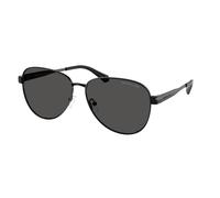 Michael Kors MK1160 BIARRITZ 100587 Woman Sunglasses Metal Black Grey Pilot Normal