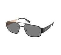 Michael Kors MK1182 CAPE TOWN 100587 Man Sunglasses Metal Black Grey Squared Normal