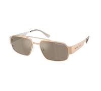 Michael Kors MK1182 CAPE TOWN 10145A Man Sunglasses Metal Gold Brown Squared Normal