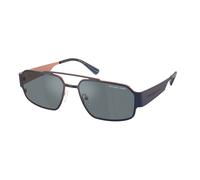 Michael Kors MK1182 CAPE TOWN 12076G Man Sunglasses Metal Blue Grey Squared Normal