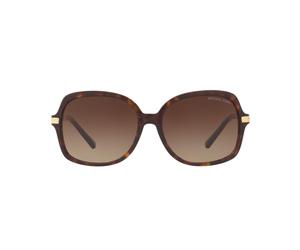 Michael Kors MK2024 Adrianna II Sunglasses, Dark Tortoise/Brown Gradient, 57 mm