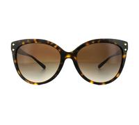 Michael Kors Women's JAN 300613 55 Sunglasses, Dark Tortoise Acetate/Browngradient