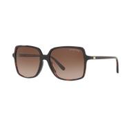 Michael Kors Women's 0MK2098U Sunglasses, Dark Havana/Brown Shaded, 56
