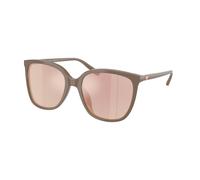 Michael Kors MK2137U ANAHEIM 4003M5 Woman Sunglasses Acetate Grey Gold Squared Polarized