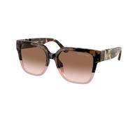 Michael Kors MK2170U KARLIE 390913 Woman Sunglasses Injected Turtle Brown Squared Normal Shaded