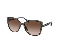 Michael Kors MK2181U MALTA 300613 Woman Sunglasses Injected Turtle Brown Butterfly Normal Shaded