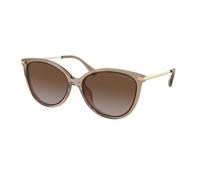 Michael Kors MK2184U DUPONT 3938T5 Woman Sunglasses Injected Brown Brown Cat Eye Polarized Shaded