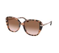 Michael Kors MK2185BU FLATIRON 344913 Woman Sunglasses Acetate Turtle Brown Squared Normal Shaded