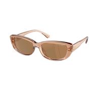 Michael Kors MK2210U ASHEVILLE 3999/O Woman Sunglasses Injected Brown Brown Squared Normal Mirror
