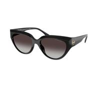 Michael Kors MK2241U BOCA RATON 30058G Woman Sunglasses Injected Black Grey Cat Eye Normal Shaded