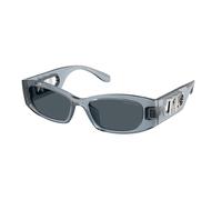 Michael Kors MK2243U RHODES 401487 Woman Sunglasses Injected Blue Grey Geometric Normal