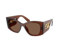 Michael Kors MK2244U COSTA BLANCA 402173 Woman Sunglasses Injected Brown Brown Squared Normal