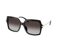Michael Kors MK2247U QUOGUE 30058G Woman Sunglasses Acetate Black Grey Squared Normal Shaded