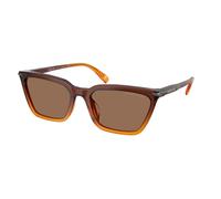 Michael Kors MK2250U EVERGLADES 401073 Man Sunglasses Acetate Orange Brown Cat Eye Normal