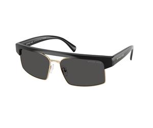 Michael Kors MK2261 SAINT LUCIA 300587 Woman Sunglasses Injected Black Grey Squared Normal