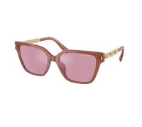 Michael Kors MK2263U PIEDMONT 403030 Woman Sunglasses Injected Red Pink Squared Normal
