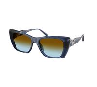 Michael Kors MK2270U TOKYO 30025D Woman Sunglasses Injected Blue Brown Squared Normal Nuanced