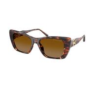 Michael Kors Women's Sunglasses Tokyo MK2270U – Polarized Brown Gradient, Luggage Tortoise, 53mm