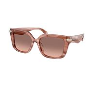 Michael Kors MK2275BU SANTO DOMINGO 405613 Woman Sunglasses Acetate Pink Brown Squared Normal