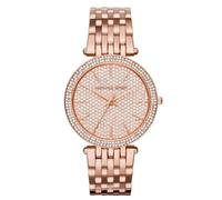 Michael Kors MK3439 Women's Watch - 39mm Rose Gold Dial Stainless Steel