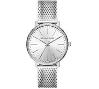 Michael Kors Pyper Analogue Quartz Watch with Silver Tone Stainless Steel Strap mesh for Women MK4338