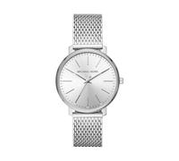 Michael Kors Pyper Analogue Quartz Watch with Silver Tone Stainless Steel Strap mesh for Women MK4338