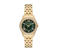 Michael Kors Women's Harlowe Three Hand Gold Tone Stainless Steel Watch