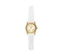 Michael Kors Lexington Ladies' White Leather Strap Watch