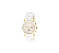 Michael Kors MK5145 Runway Women's White & Gold Chronograph Watch