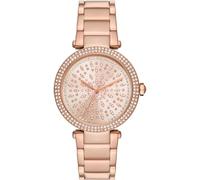 Michael Kors MK7286 Parker Gold-Toned Crystal Set Dial and Watch