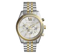 Michael Kors MK8344 Lexington Mens' Two-Tone Stainless Chrono Watch + Gift Bag