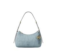 Michael Kors Nolita Convertible Medium Zip Shoulder Bag, Golden Hardware/Leather/Chambray, Taglia unica, Michael Kors Nolita Medium Top Zip Convertible Shoulder