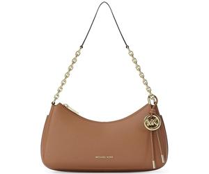 Michael Kors NOLITA Medium pebbled leather clutch bag with chain