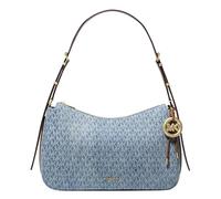 Michael Kors Nolita Medium Top Zip Convertible Shoulder Bag, Gold Hardware/Mk Signature/New Horizon, One Size, Michael Kors Nolita Medium Top Zip Convertible Shoulder