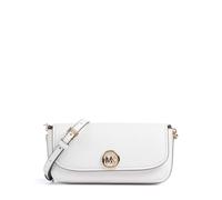 Michael Kors Women's Nolita Small Flap Chain Crossbody, Gold-Tone, Optic White, M, Nolita Small Flap Chain Xbody