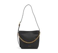 Michael Kors Women's Nolita Small Bucket Tote Bag, Gold-tone Hardware/Leather/Black, One Size