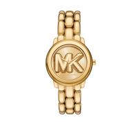Michael Kors Women's Phoebe Three-Hand Gold-Tone Stainless Steel Watch, MK4923, Gold, Women Gold