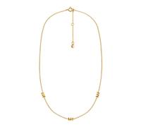 Michael Kors Premium 14ct Gold Plated 17 MK Station Necklace
