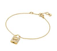 Michael Kors Women's Premium Kors MK Gold-Tone Sterling Silver Chain Bracelet, MKC1631AN710