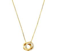 Michael Kors 14K Gold-Plated Interlocking Necklace MKC1554AN710