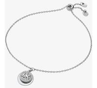 Michael Kors Premium Silver Double Circle Logo Toggle Bracelet MKC151AN040