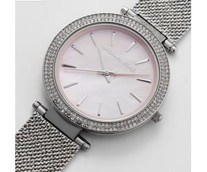 Michael Kors Pyper Pink Mesh Ladies Watch MK4518