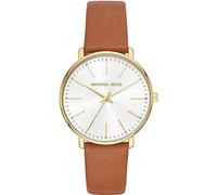 Michael Kors Pyper Watch for Women, Quartz three hand movement with Leather strap