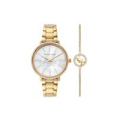 Michael Kors Pyper Watch for Women, Quartz Two Hand Movement with Stainless Steel, PVC or Leather Strap
