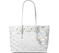 Michael Kors QUINN Large metallic tote bag with logo