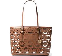 Michael Kors QUINN Large metallic tote bag with logo