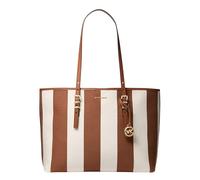 Michael Kors Quinn Large Tote, Gold-tone Hardware/Canvas/Luggage, One Size
